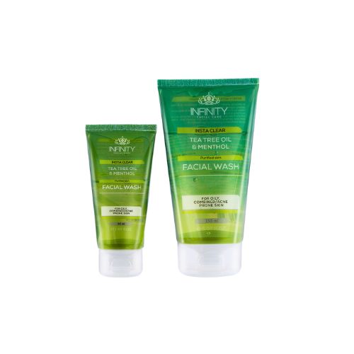 إنفينيتي غسول إنستا للبشرة الدهنية بالمنتول 150+50 مل